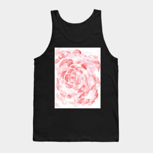 Scales of a Rose Flower Tank Top